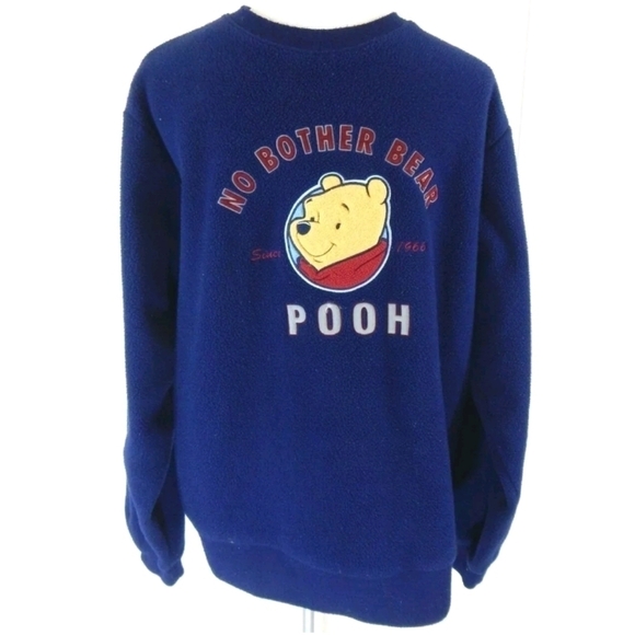 Disney Store Winnie the Pooh Fleece Sweatshirt - Picture 1 of 3